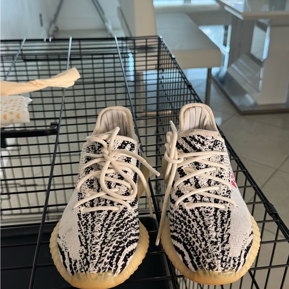 Yeezy Black and White Sneakers
